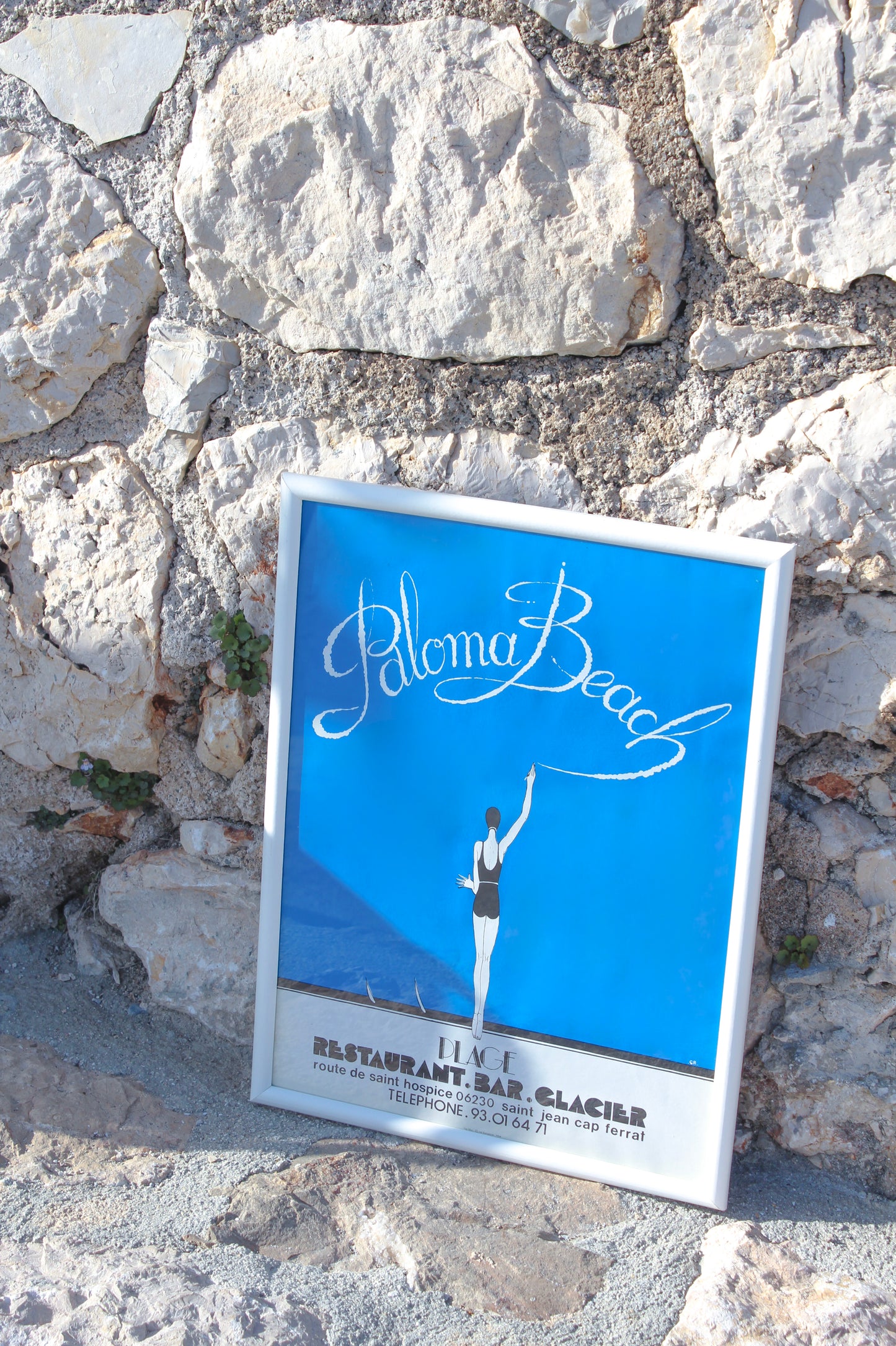 Affiche Vintage Nageuse