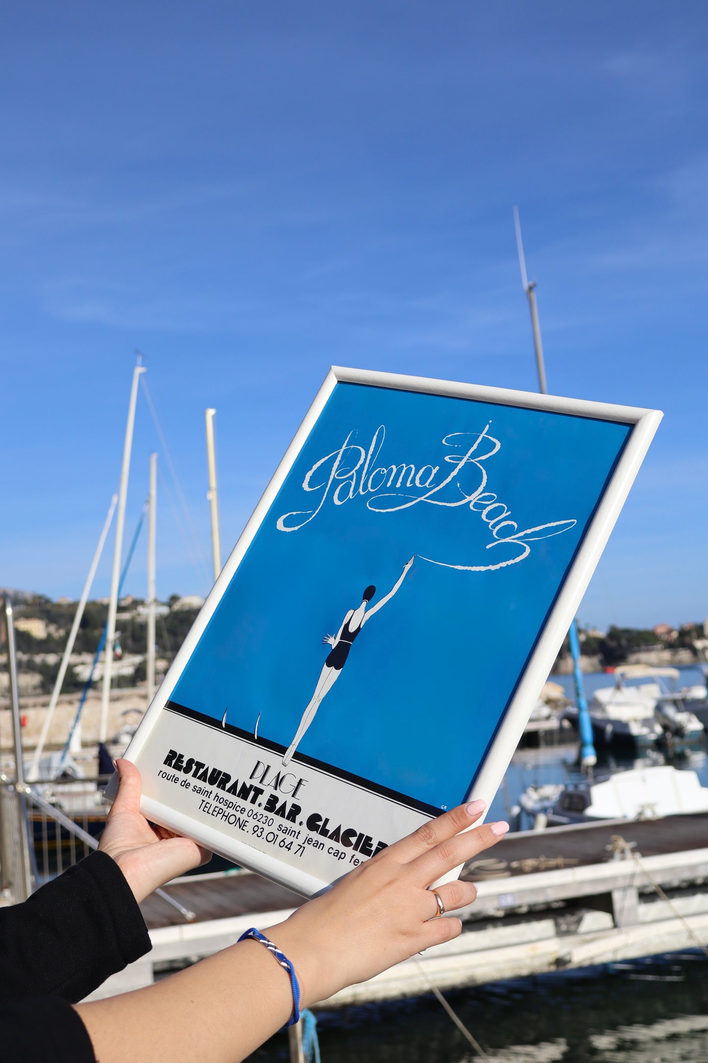 Affiche Vintage Nageuse