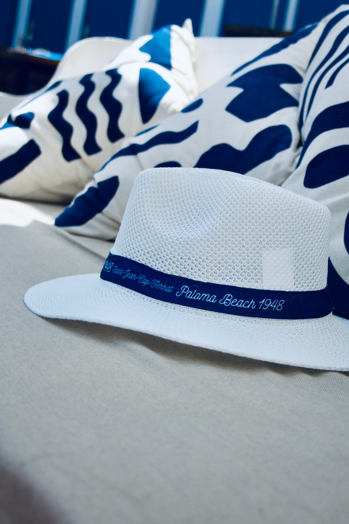Chapeau blanc Paloma Beach
