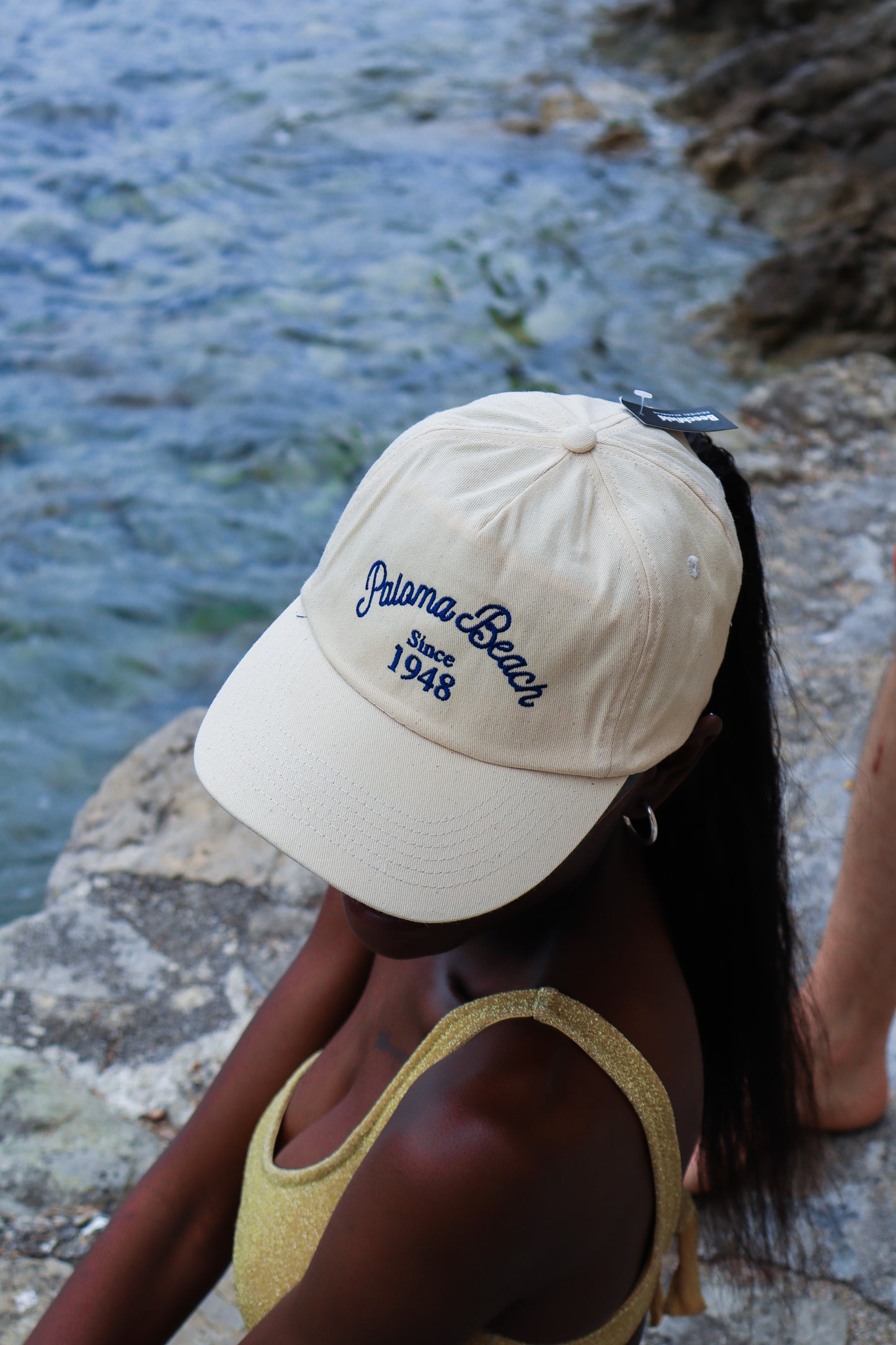 Casquette beige Paloma Beach